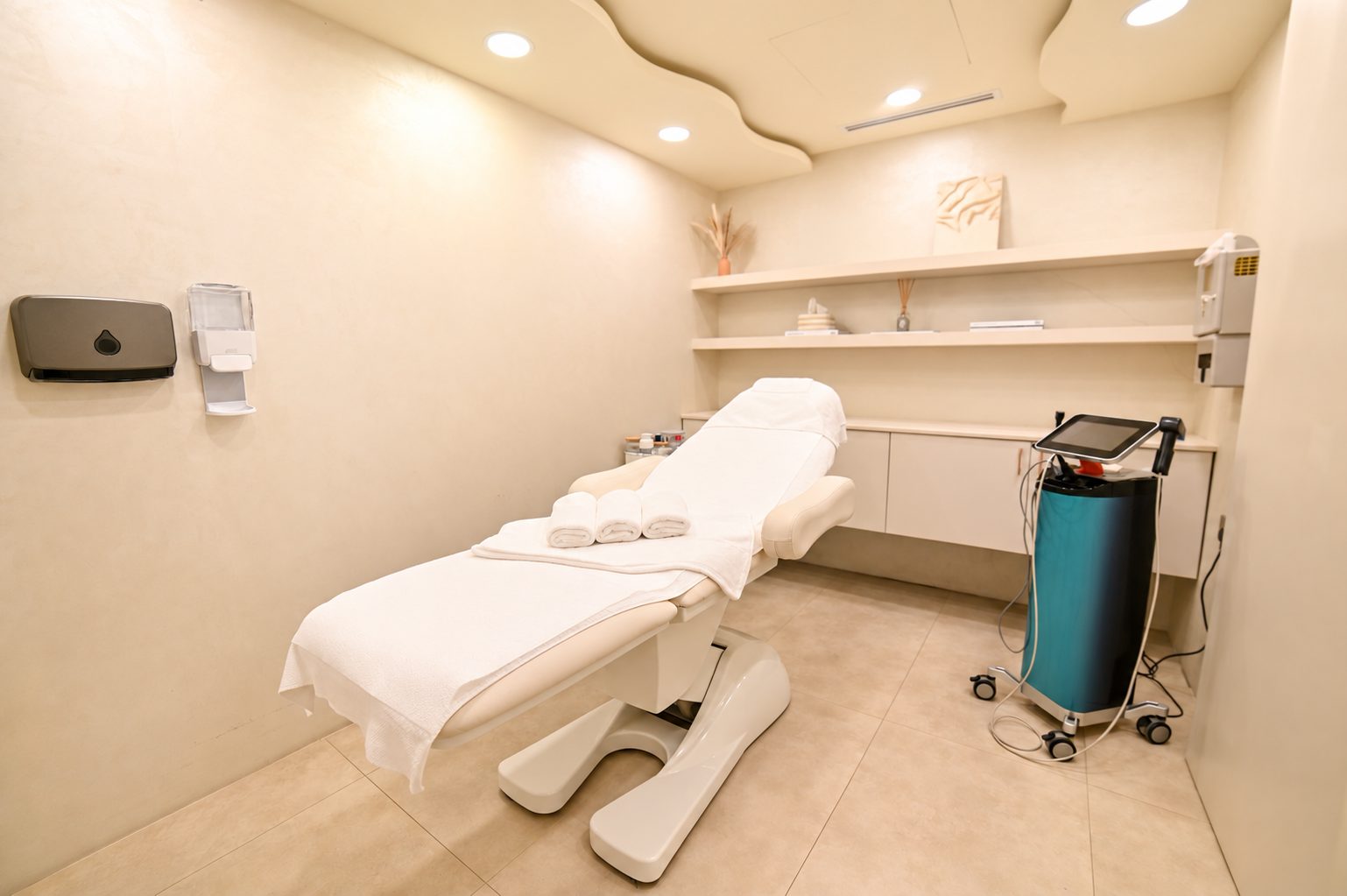 Treatment room in an aesthetic and dermatology clinic for sale in Business Bay, Dubai